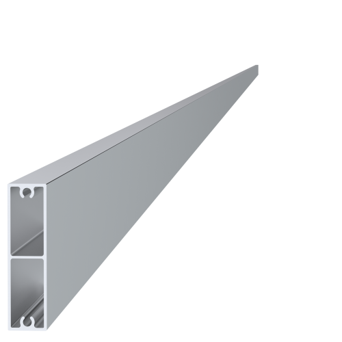 Profil na výplň 60x16x6000 mm, materiál EN AW-6060 T66, přírodní hliník bez povrchové úpravy, cena za KUS